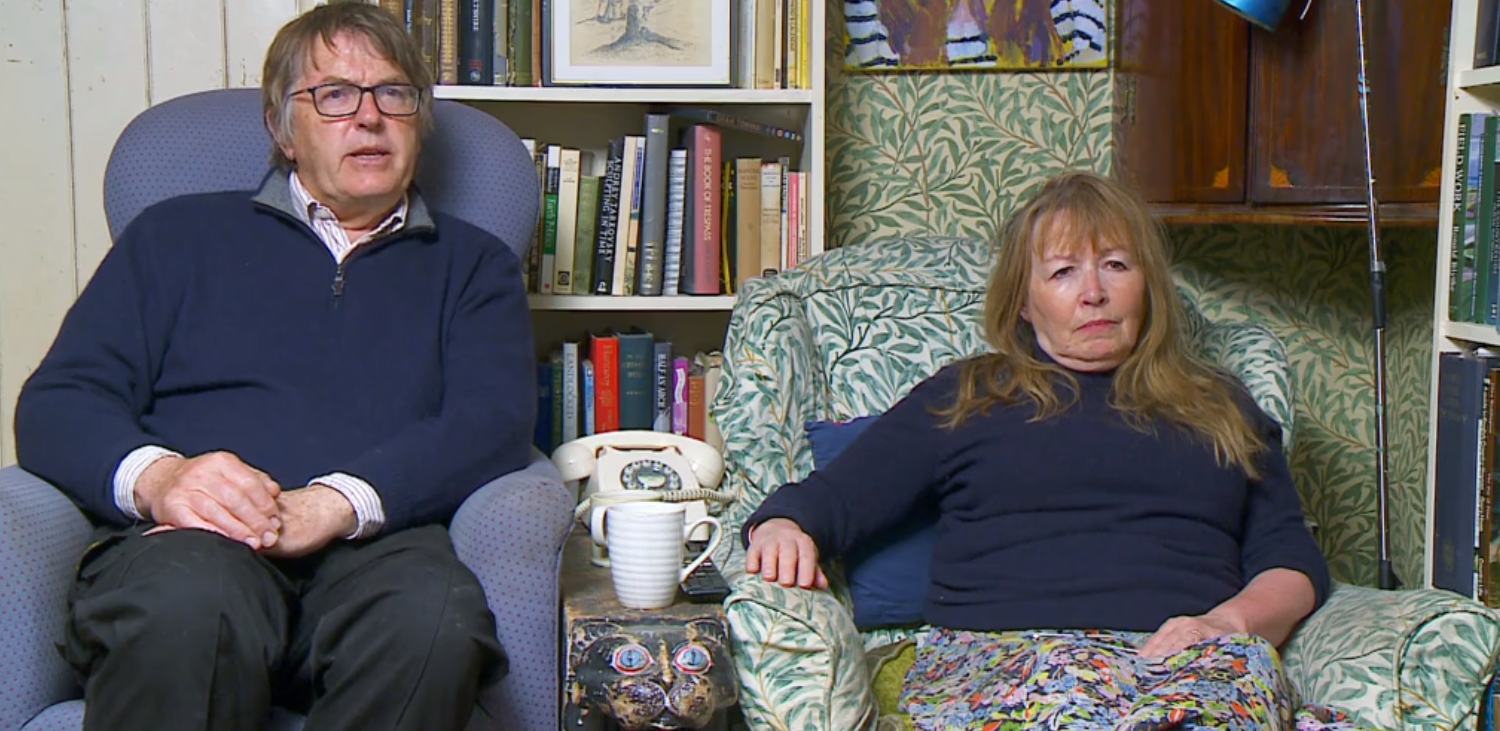 Giles and Mary on Gogglebox