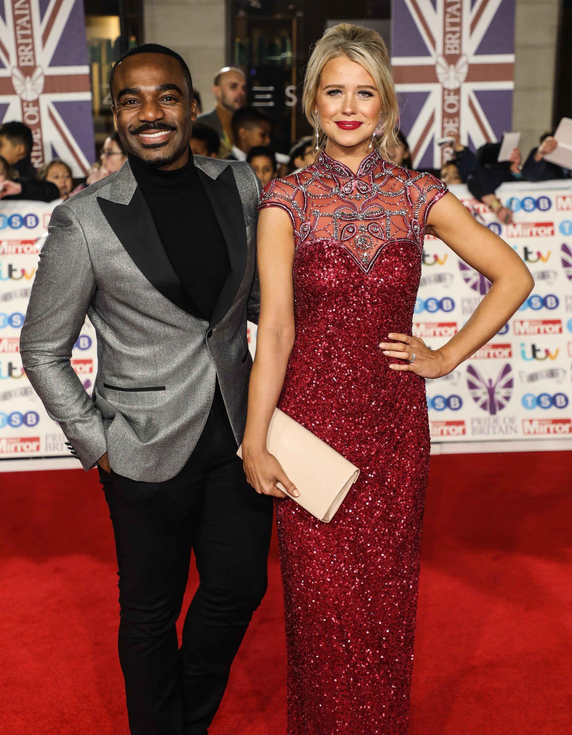 Ore Oduba and wife Portia at the Pride of Britain awards