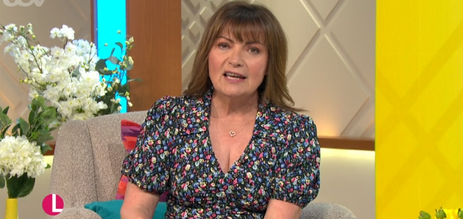 Lorraine Kelly on her show Lorraine