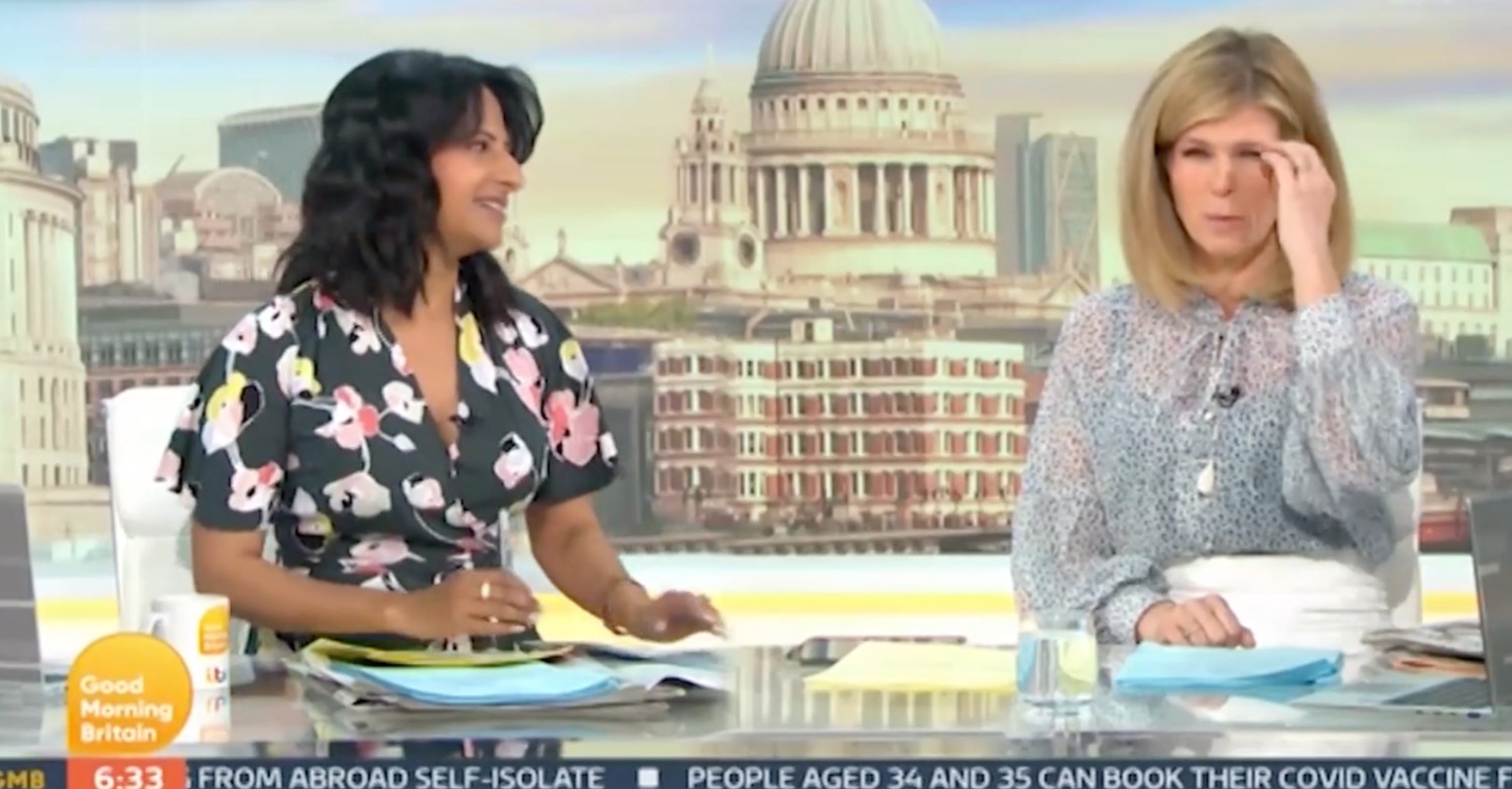 GMB Kate Garraway and Ranvir Singh 