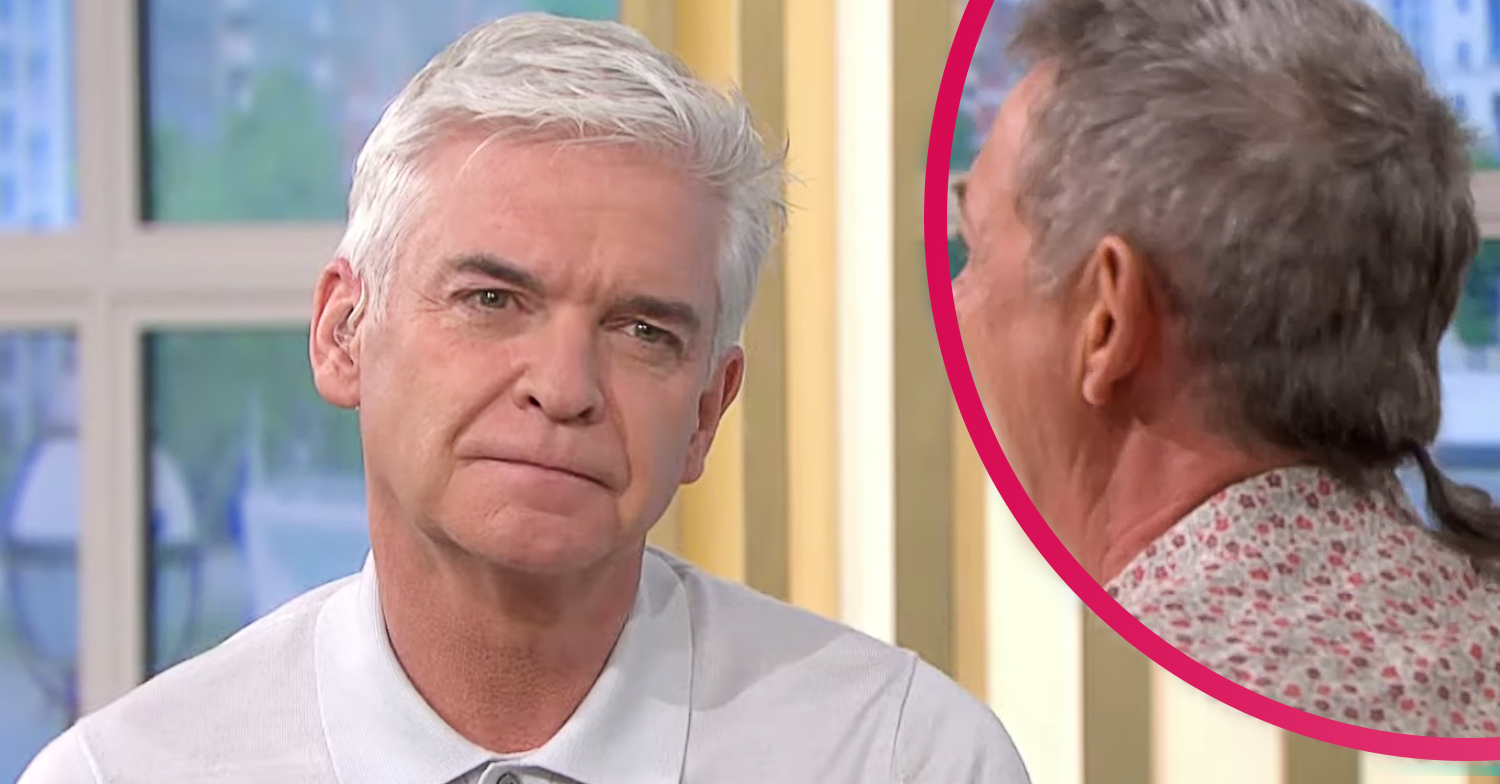 This Morning today saw Phillip Schofield mock Matthew Wright's ponytail after he fat-shamed the Friends cast