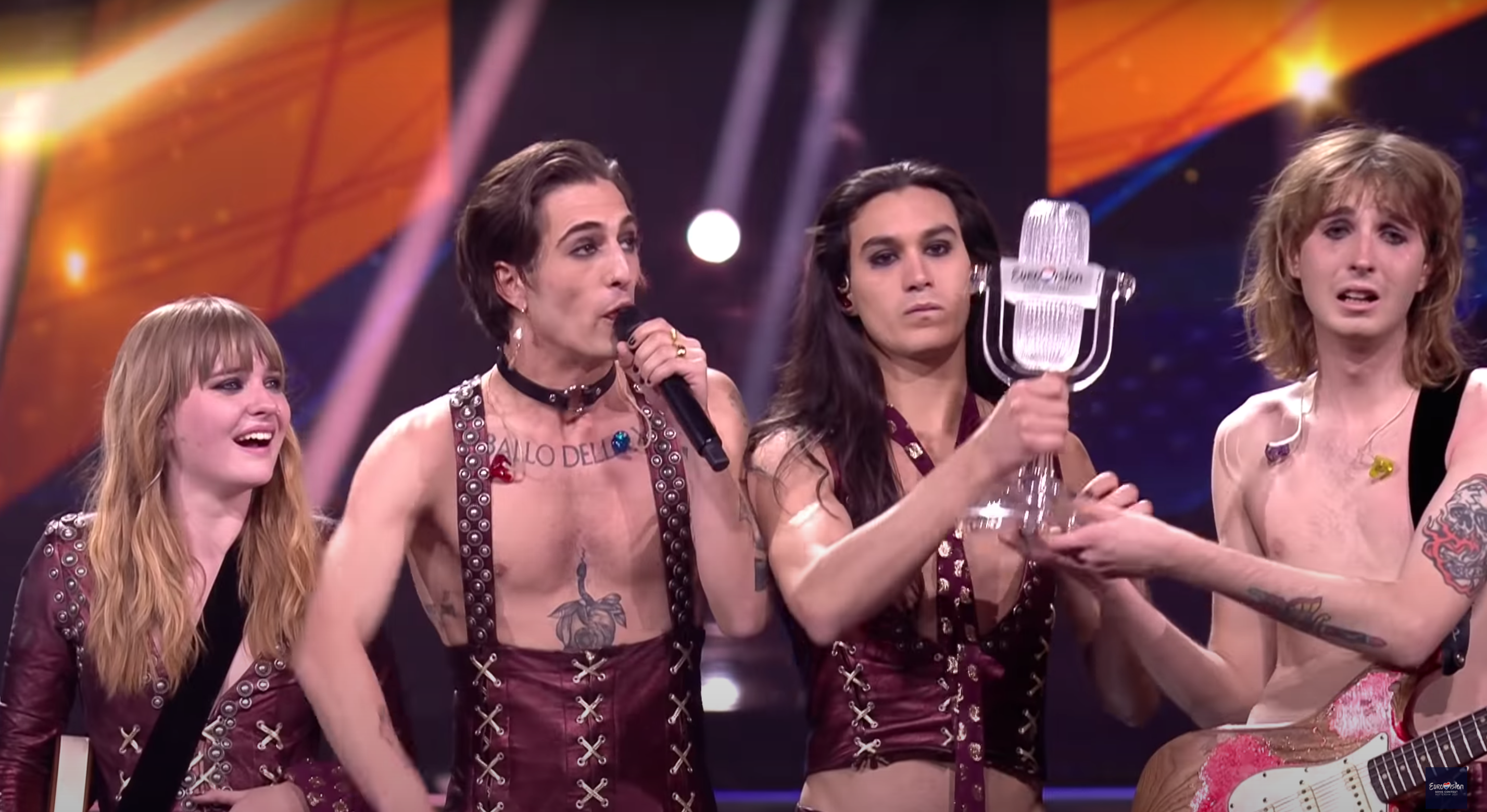 Måneskin, of Italy, were triumphant at Eurovision 2021