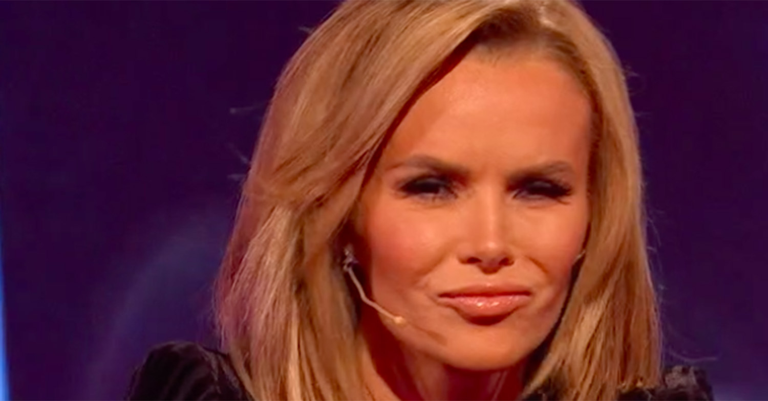 Amanda Holden singing