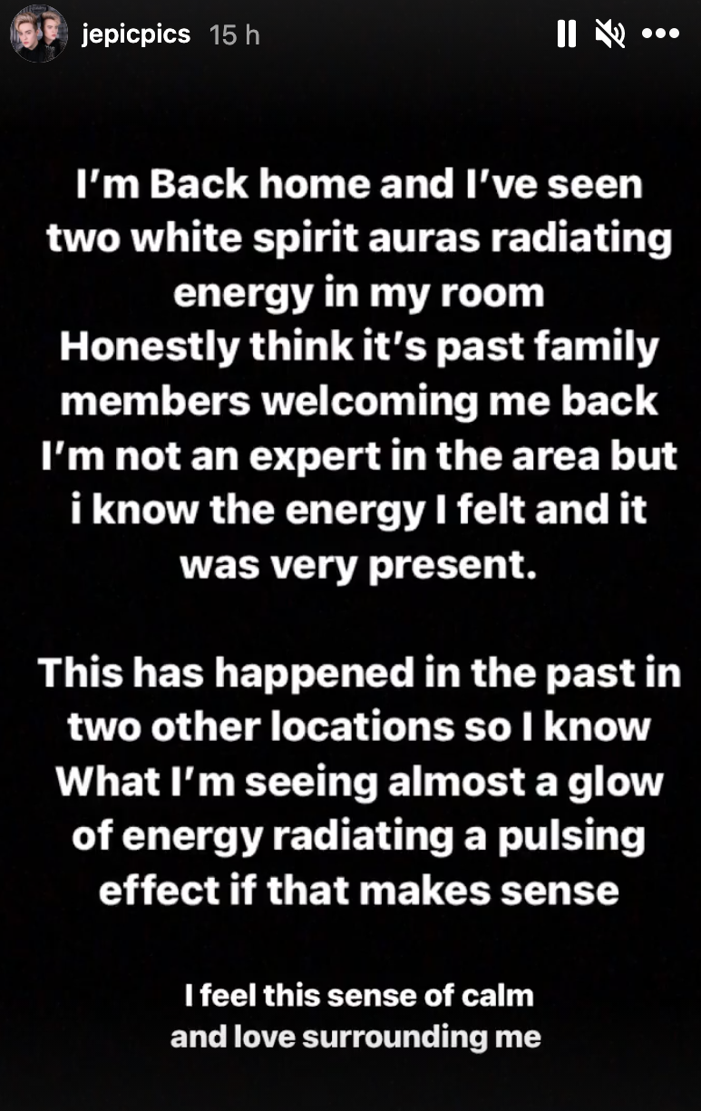 Jedward star Edward Grimes sees ghosts during hospital stay 