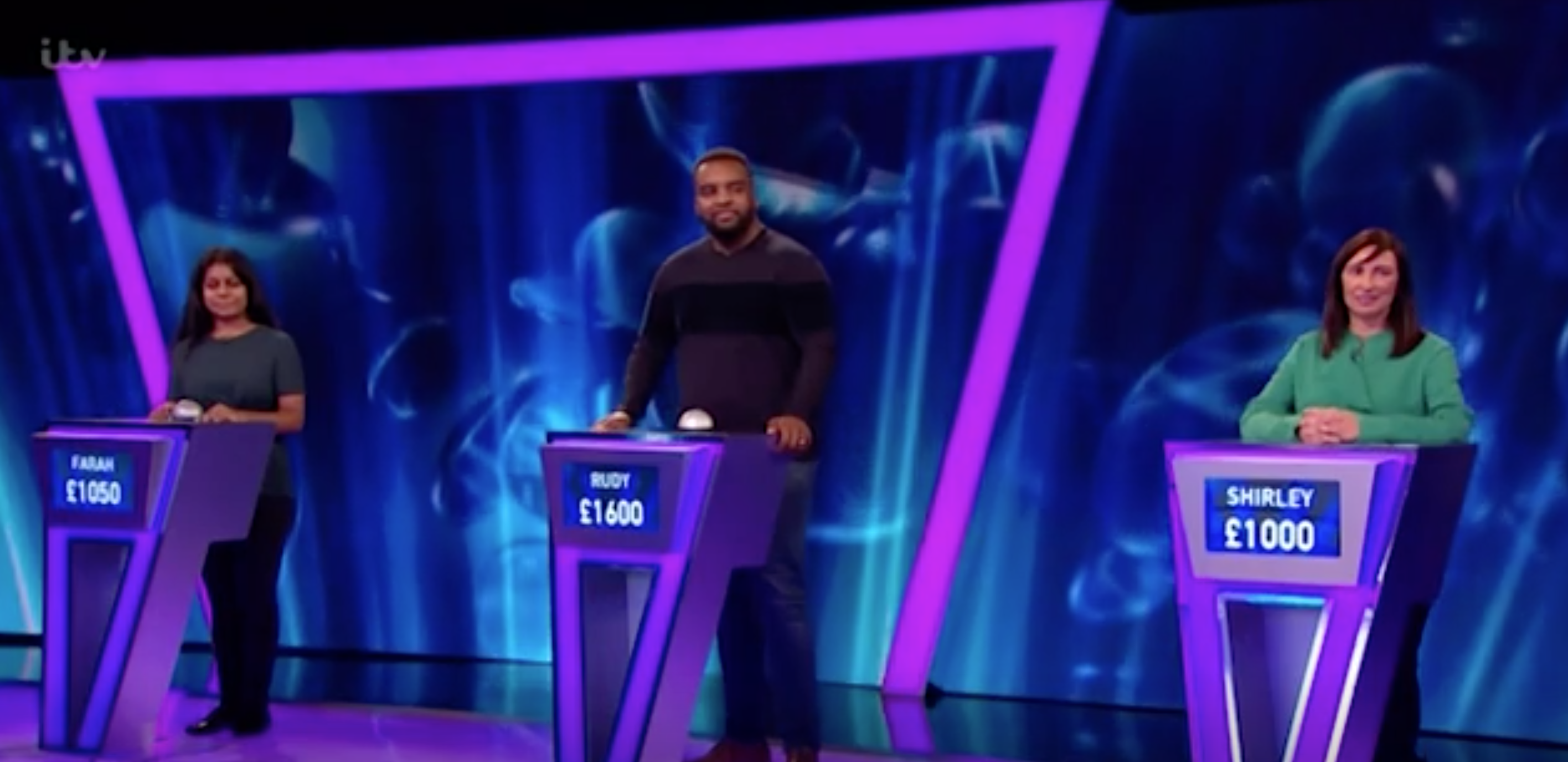 Tipping Point on ITV: viewers also rated Rudy's teeth