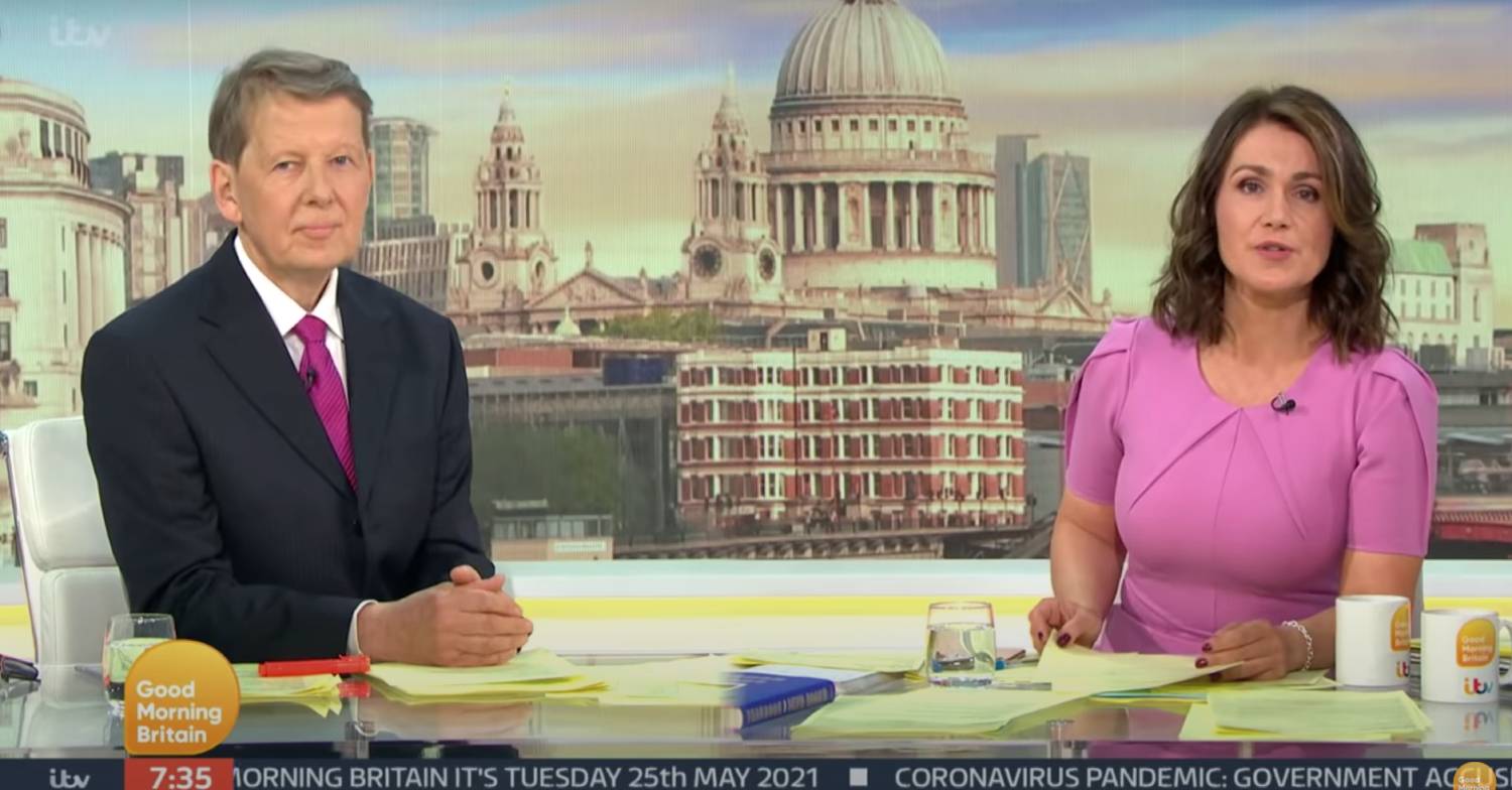 Bill Turnbull has been reunited with Susanna Reid on GMB 