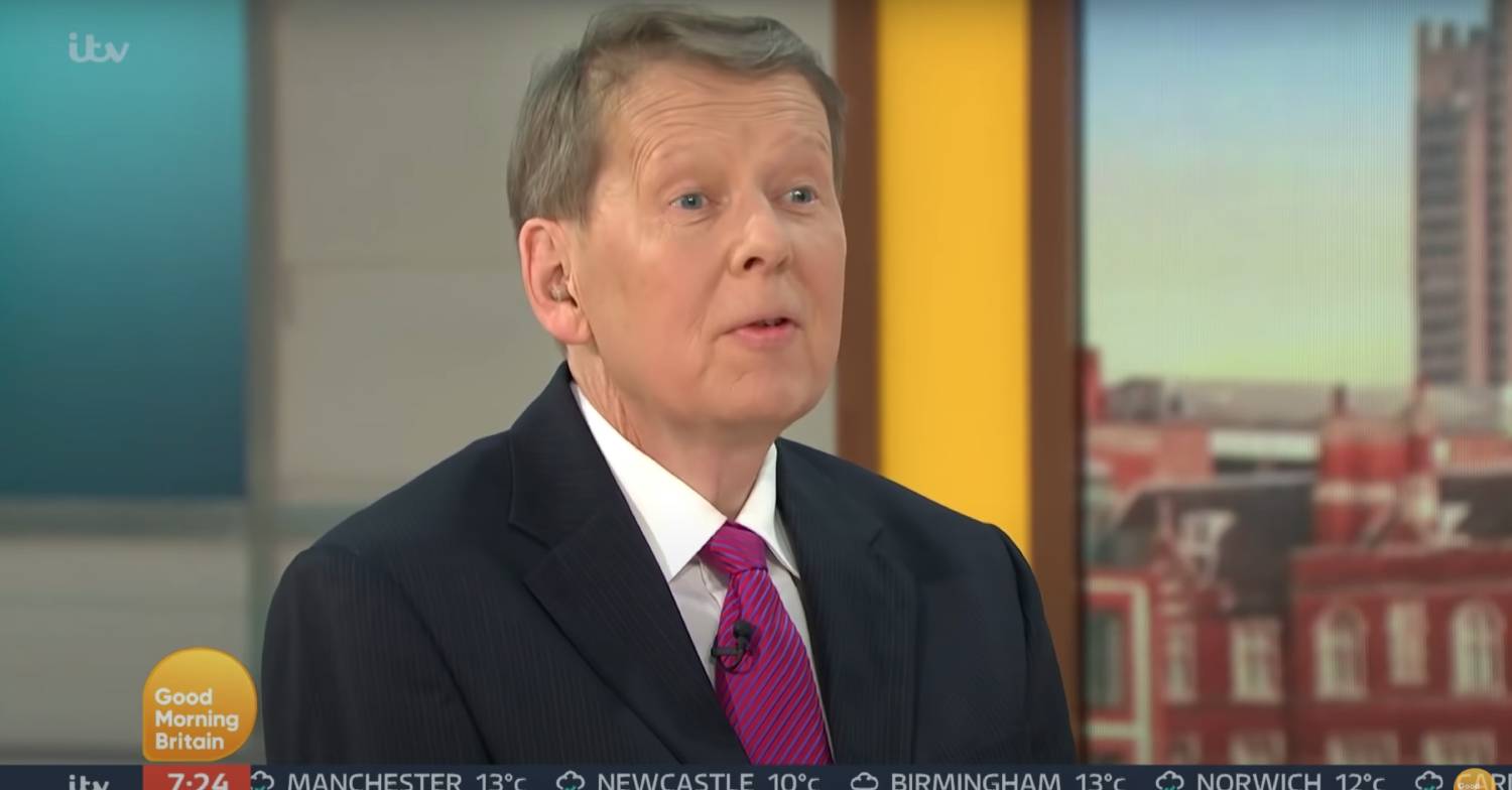 GMB star Bill turnbull is back!