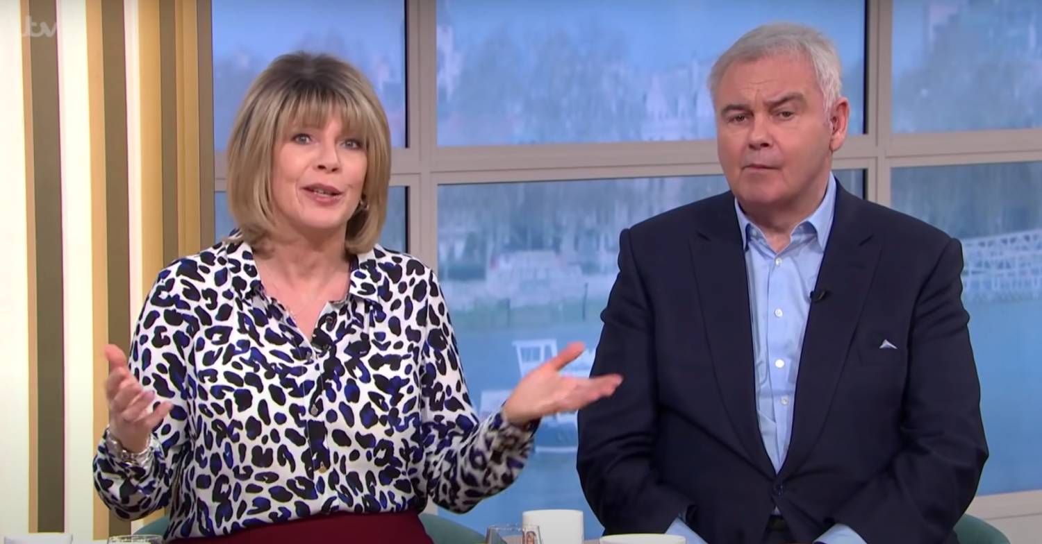 Ruth Langsford and Eamonn Holmes on This Morning