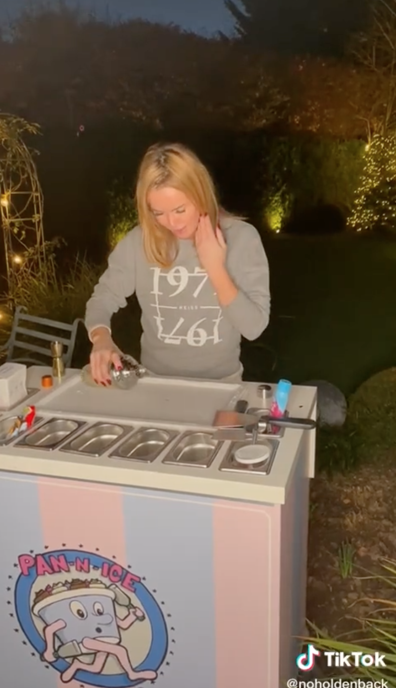 ice cream rolls machine: loved by Amanda and Holly