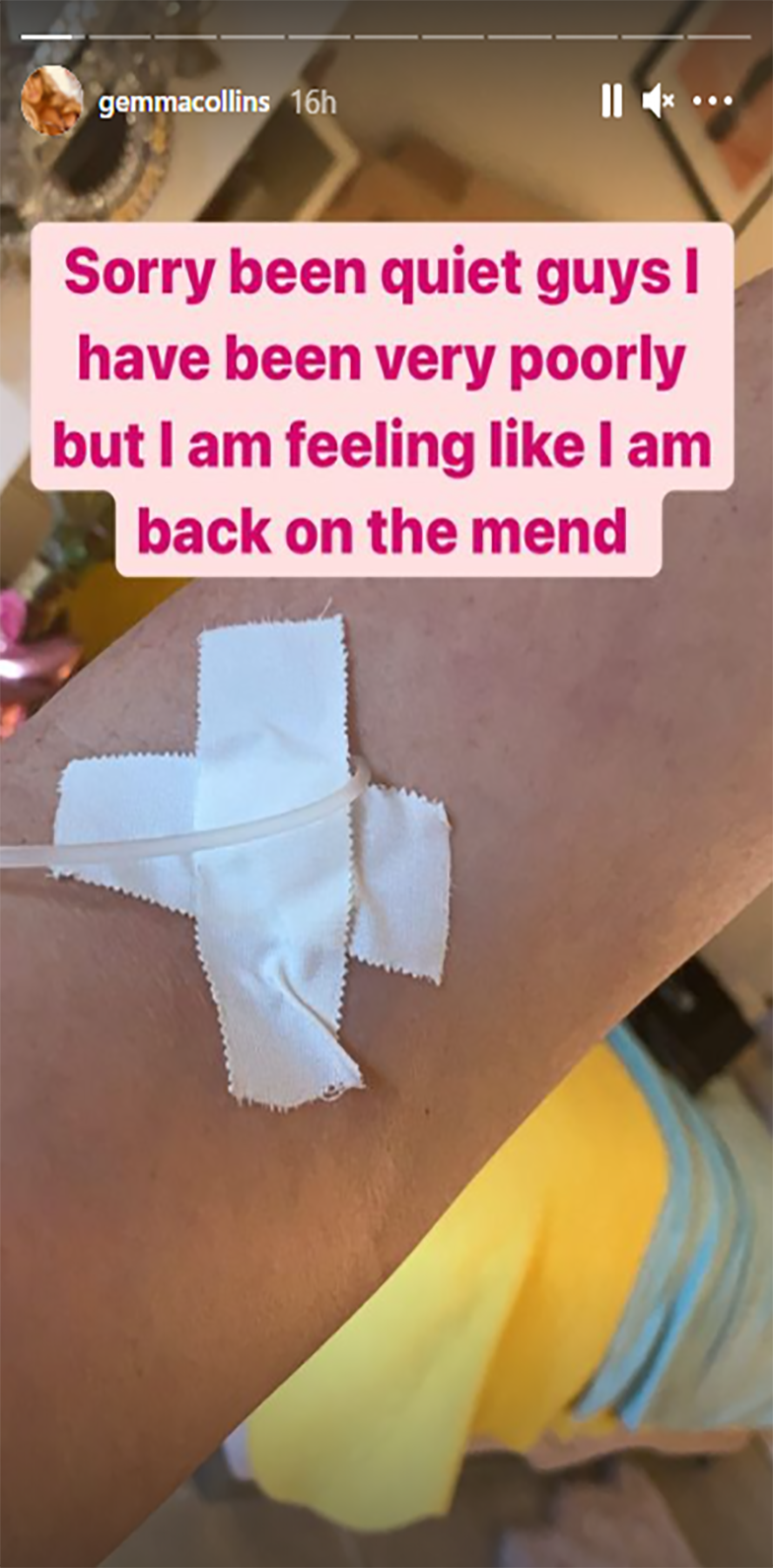 Gemma Collins news: Star has been ill and looked after by private nurse