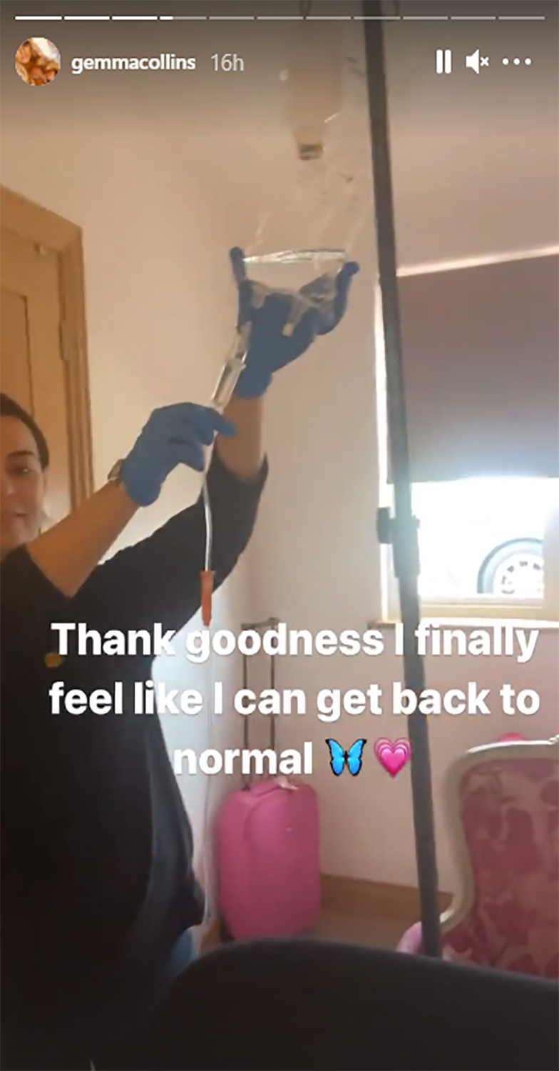 Gemma Collins ill: Star looked after by private nurse