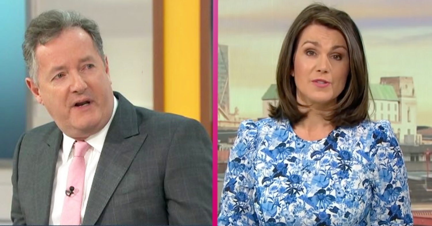 piers Morgan latest: star 'returns' to gmb