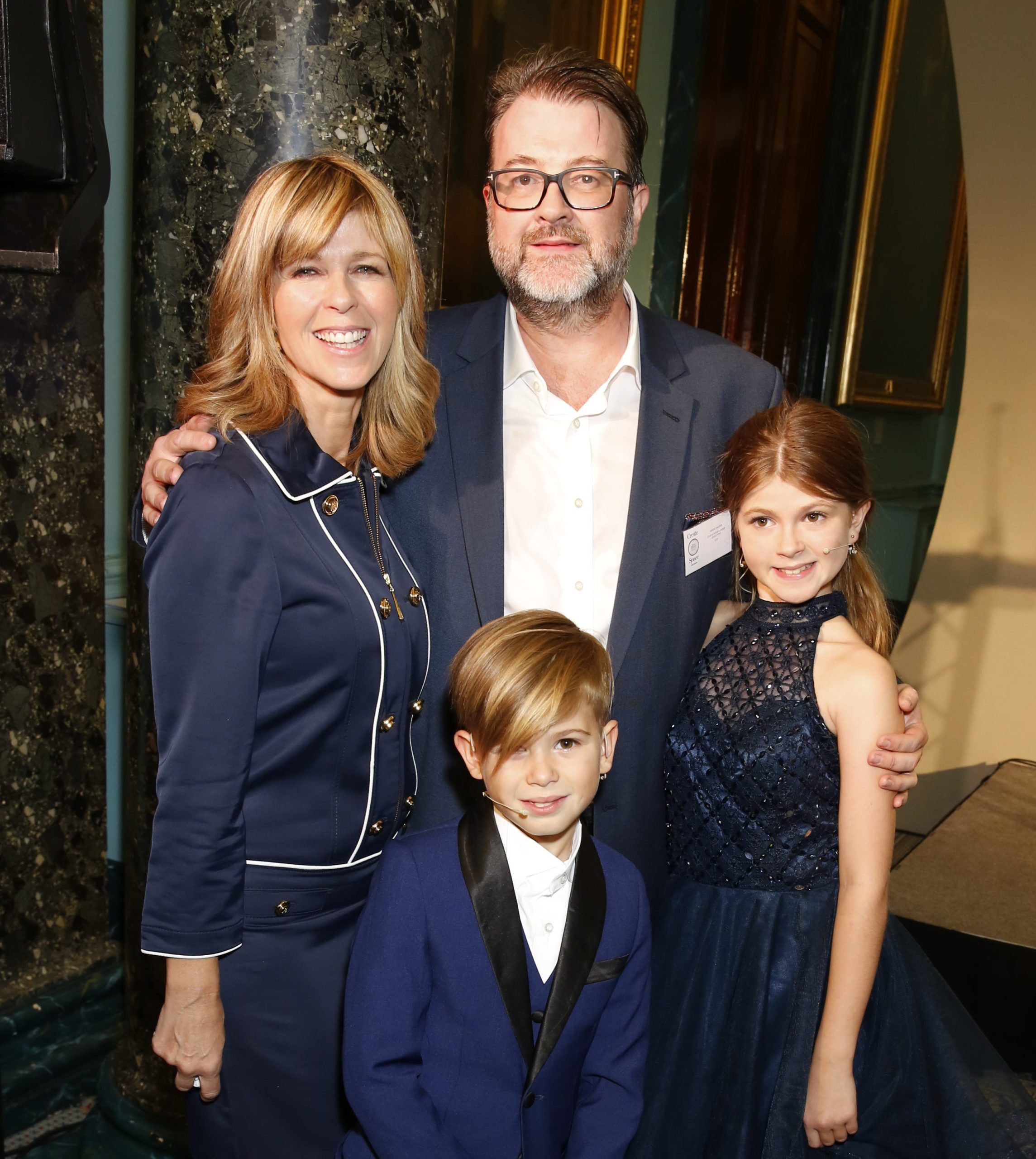 Kate Garraway with her husband and kids