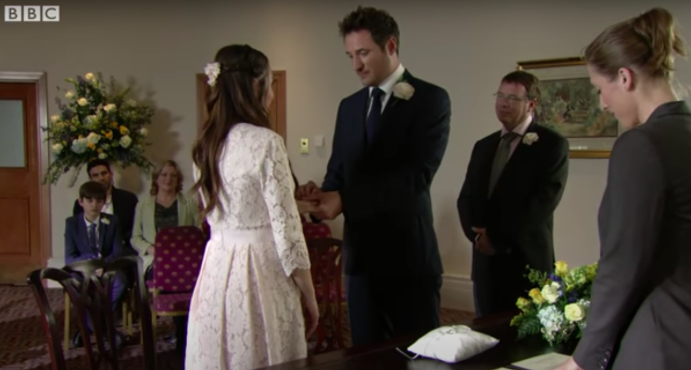 Martin Fowler and Stacey's wedding in EastEnders