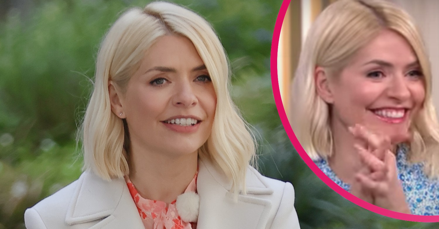 Holly Willoughby filming Midsomer Murders