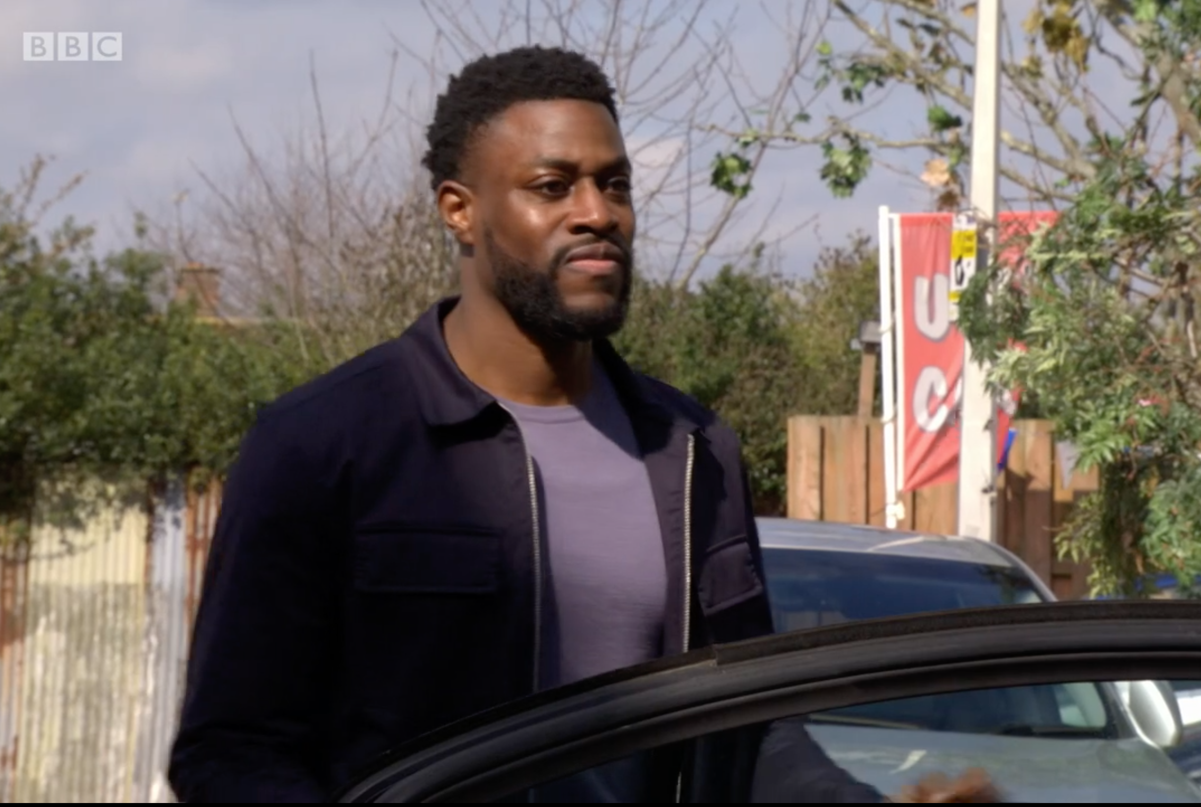 Dwayne in EastEnders - speaking to Chelsea Fox