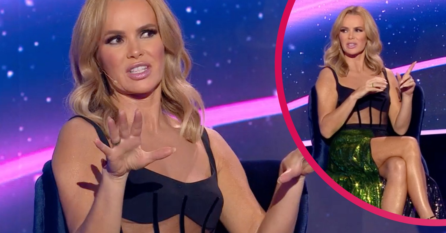 Amanda Holden dress: I Can See Your Voice fans stunned by star's revealing outfit which shows off her legs