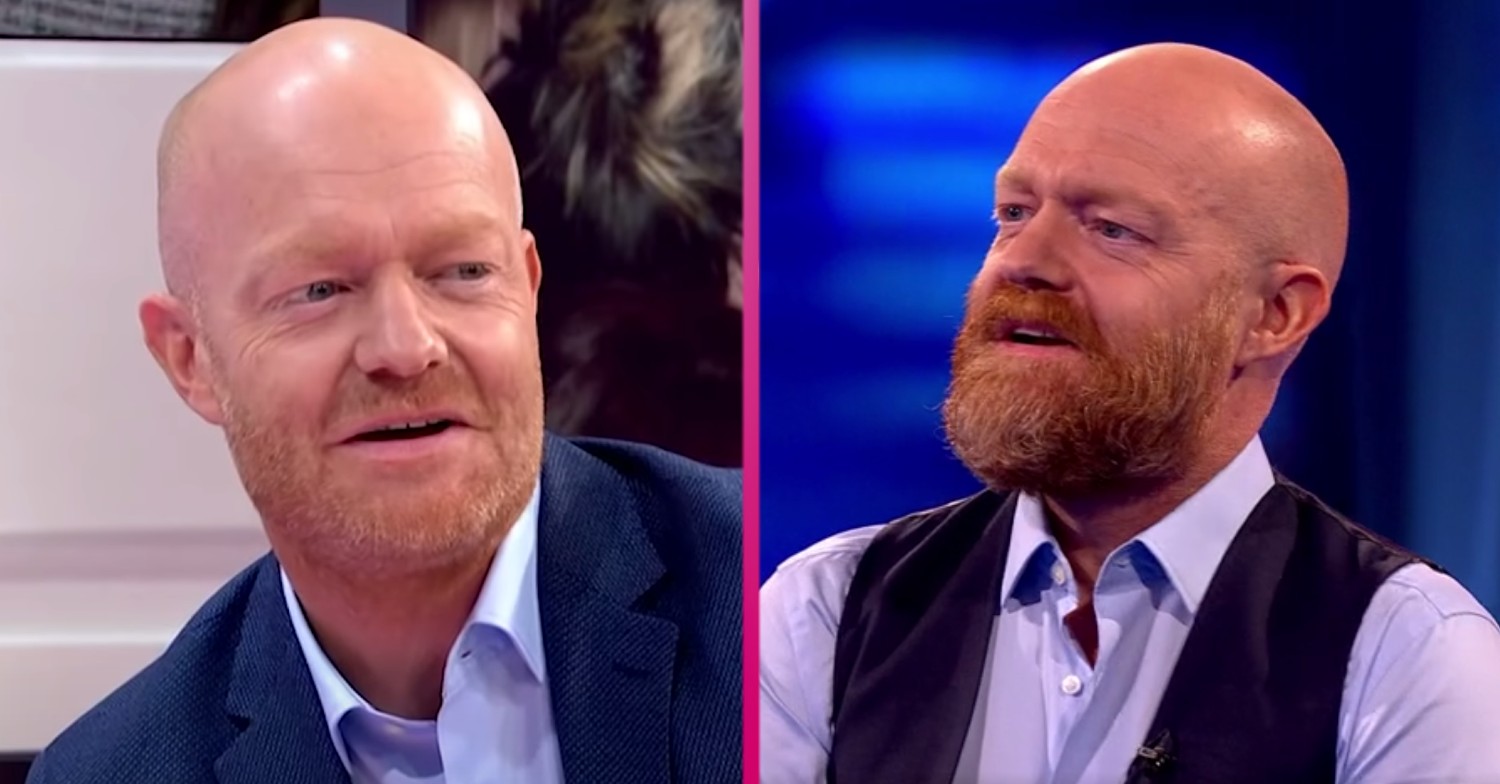 Jake Wood's huge, bushy beard takes Beat The Chasers viewers by surprise
