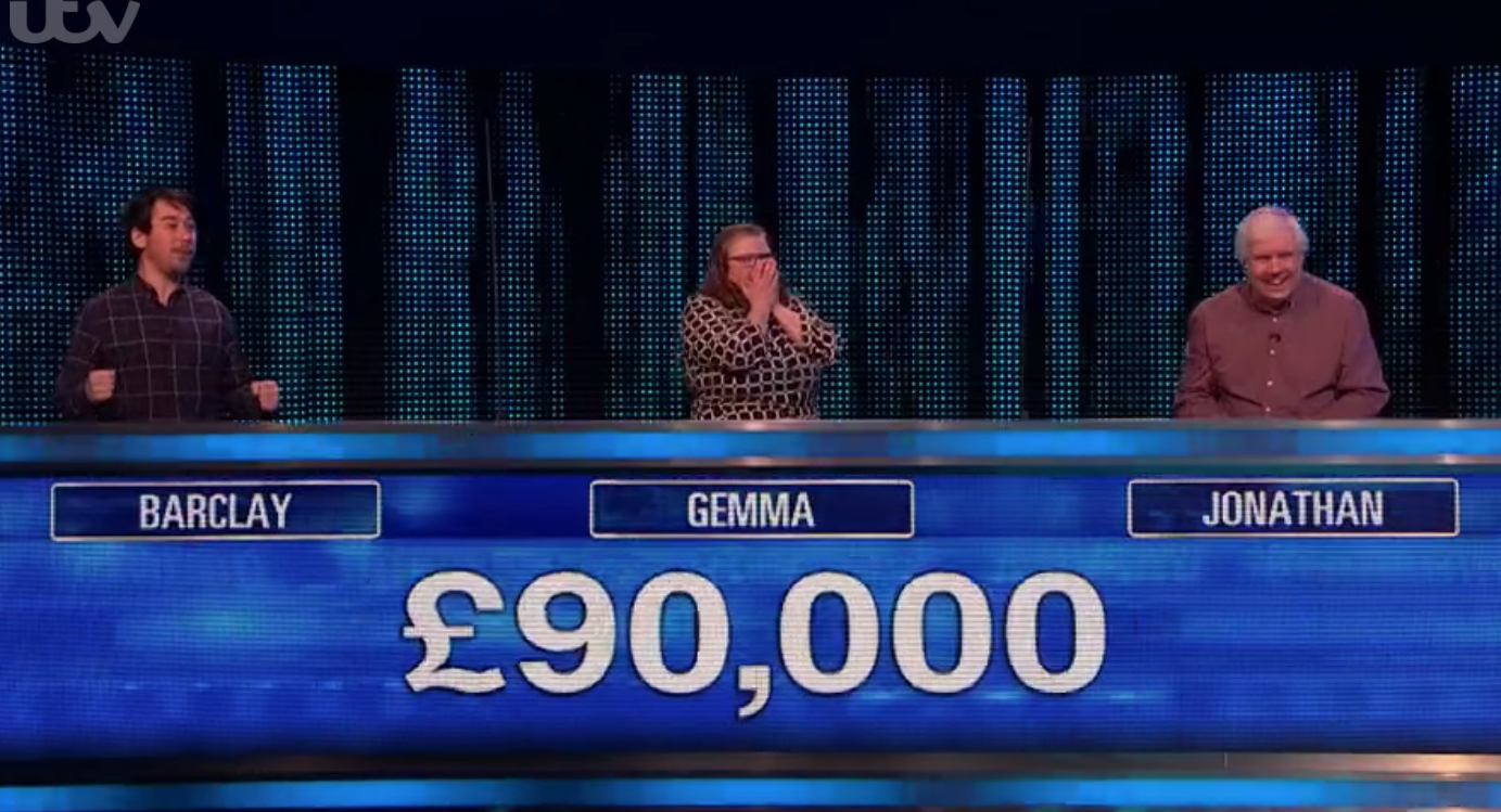 The Chase star Shaun Wallace defeated by team for £90k