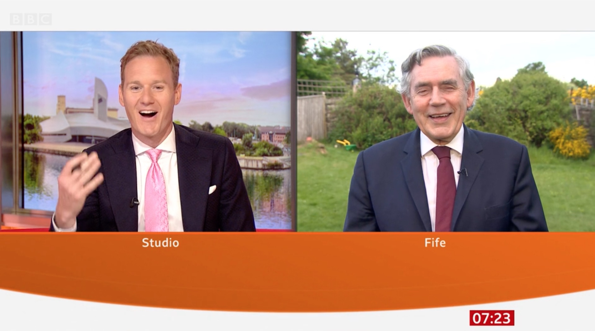 BBC Breakfast host Dan Walker had to apologise after mixing up the Duke and Duchess of Cambridge with Harry and Meghan