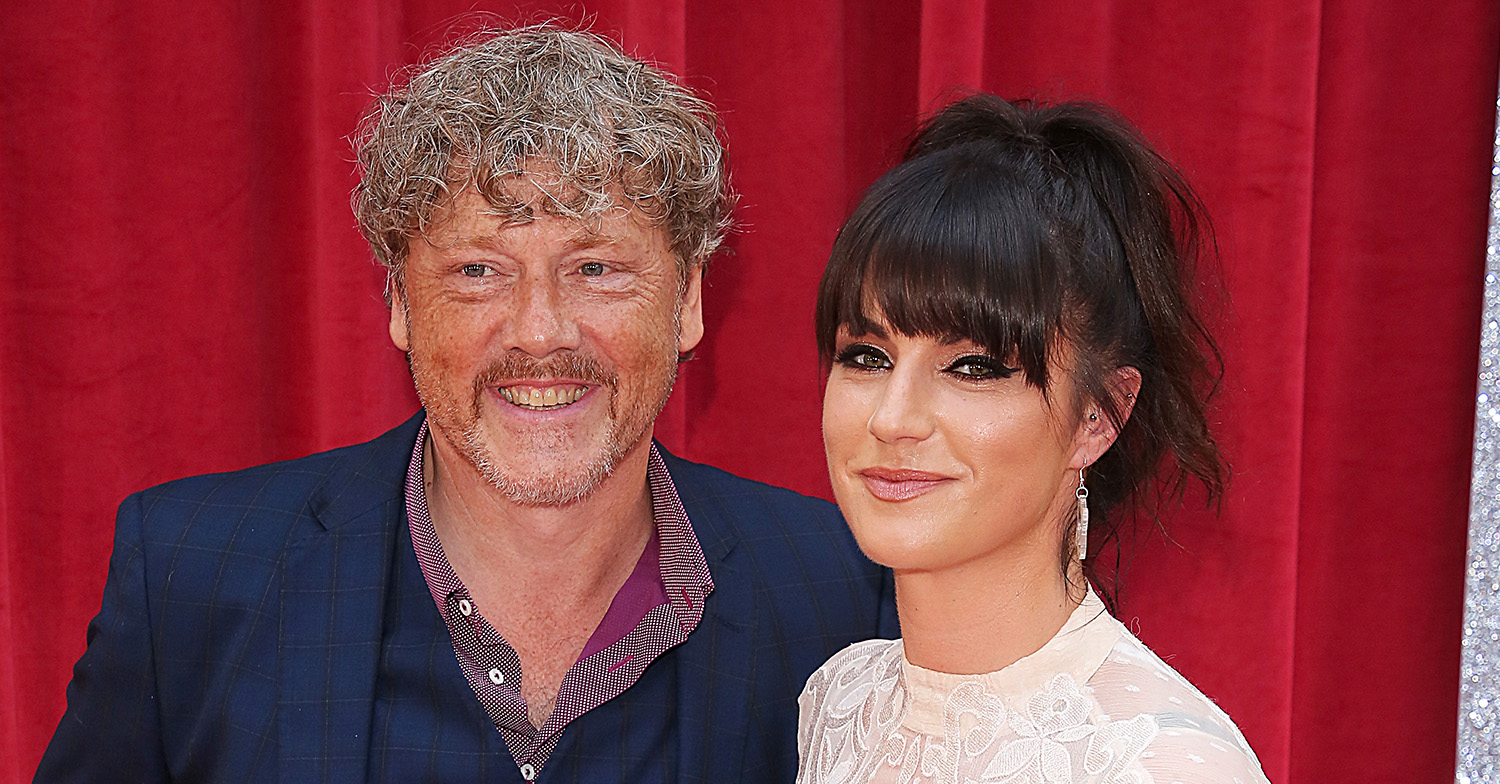 Holby City: Mark Jordon with his partner Laura Norton