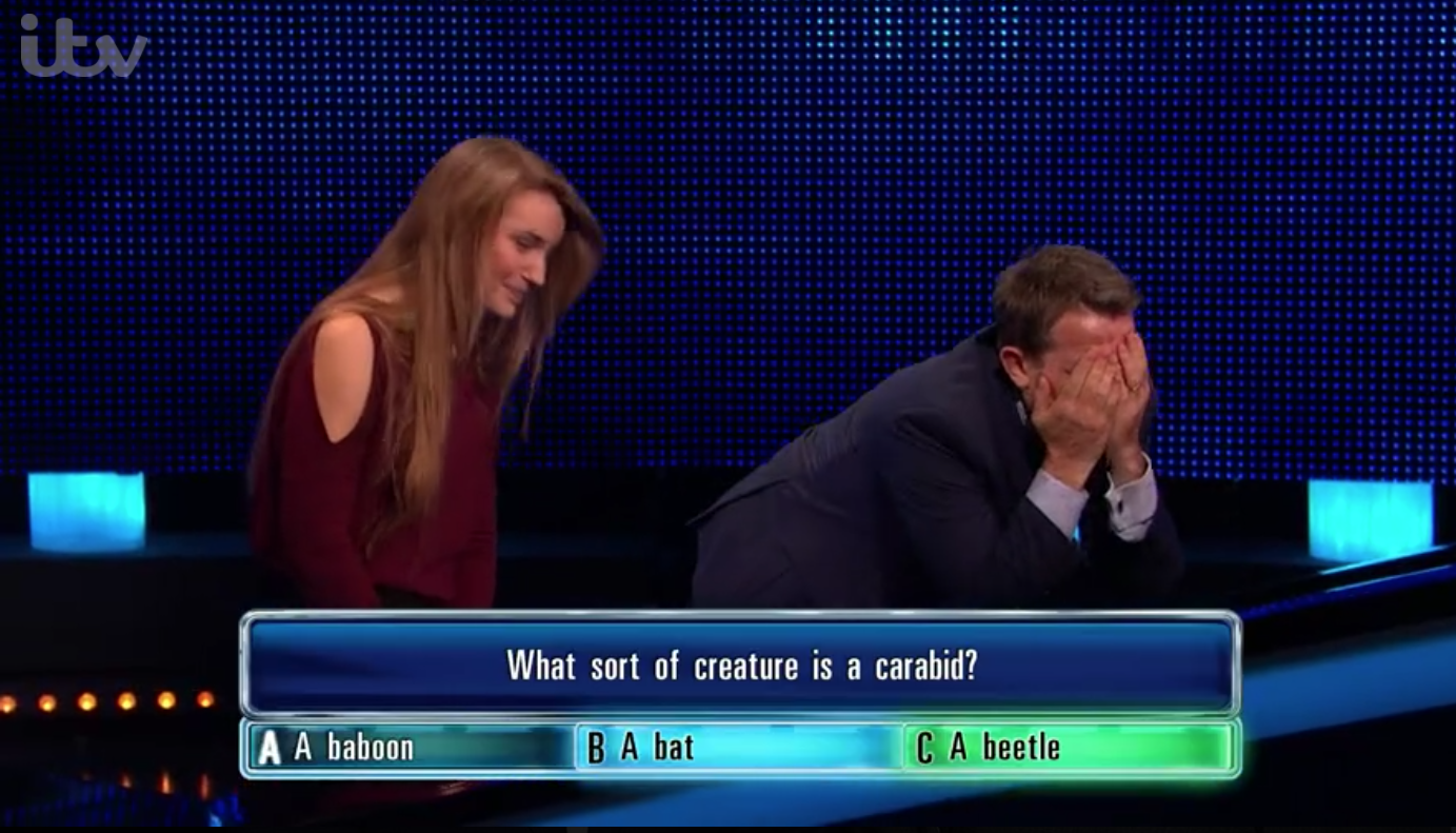 The Chase star Shaun Wallace beats contestant Tammy