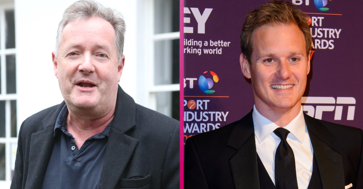 Piers Morgan and Dan Walker bury the hatchet on the golf course