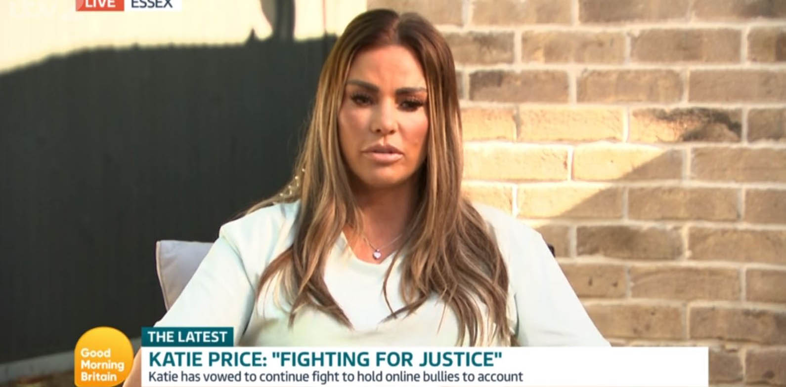 Katie Price and Harvey on GMB