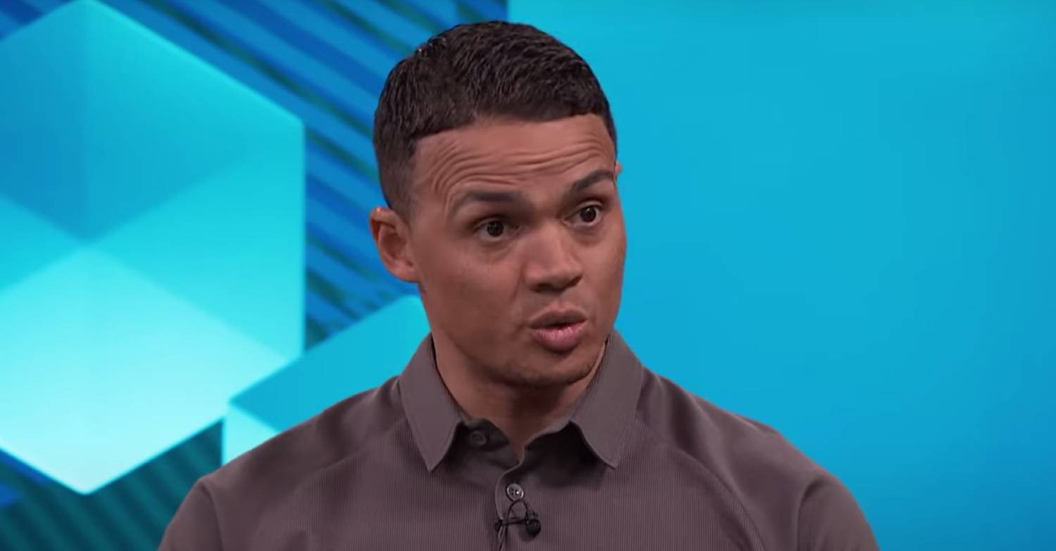 Jermaine Jenas covering the Euro 2020 on BBC