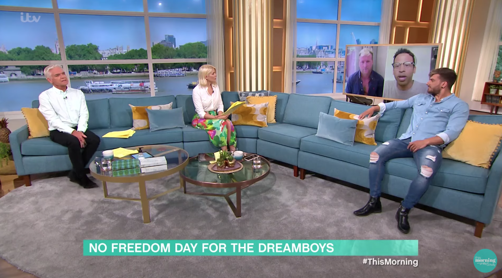 ITV This Morning today saw a Dreamboy strip off live on-air
