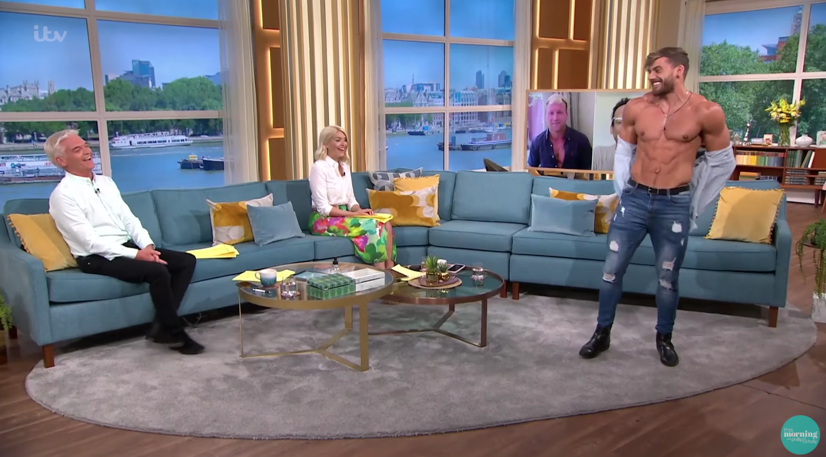 ITV This Morning today saw a Dreamboy strip off live on-air