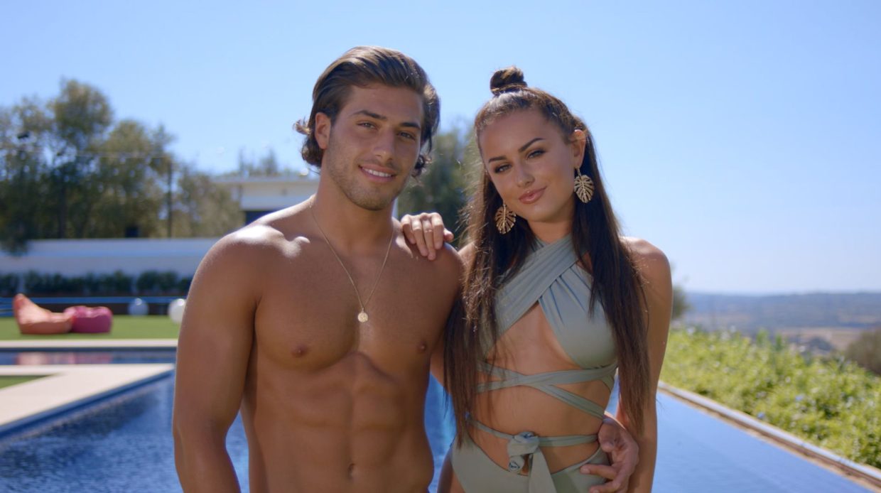 Amber Davies and Kem Cetinay Love Island 2017