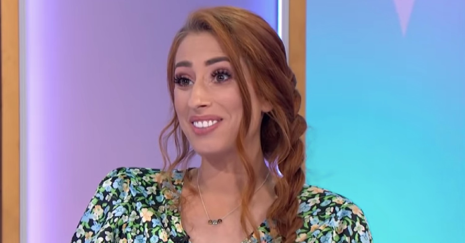 stacey solomon and rex back home from hospital