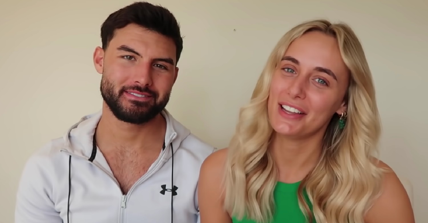 Millie Court and Liam Reardon on Youtube following their Love Island win