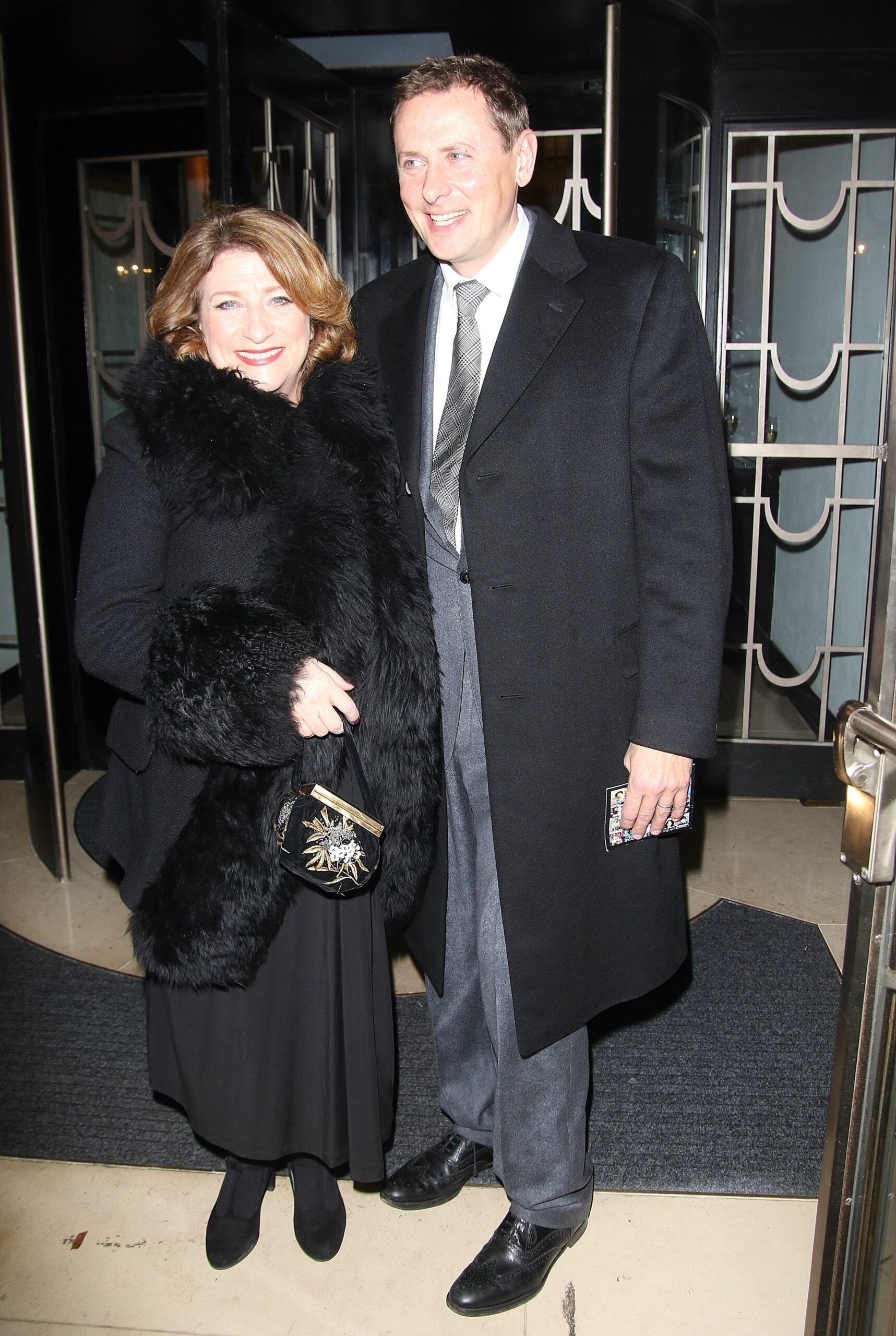Caroline Quentin and husband Sam Farmer