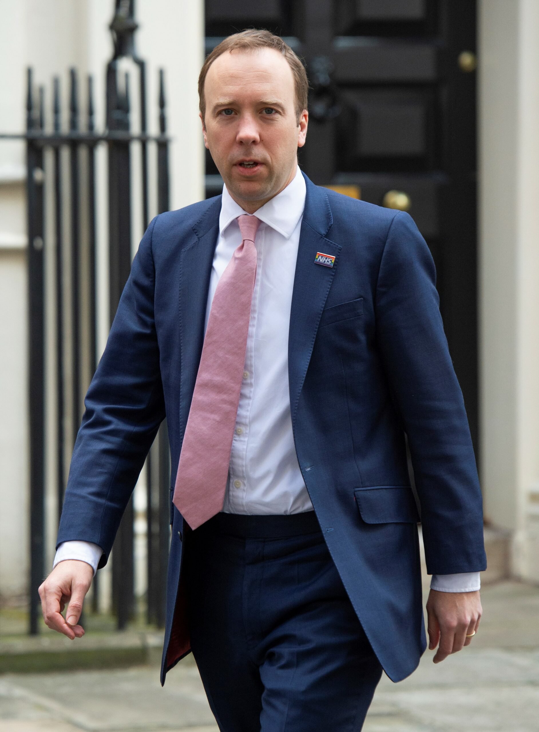 Matt Hancock leaves wife