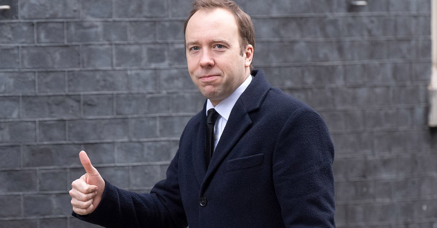 Matt Hancock leaves wife