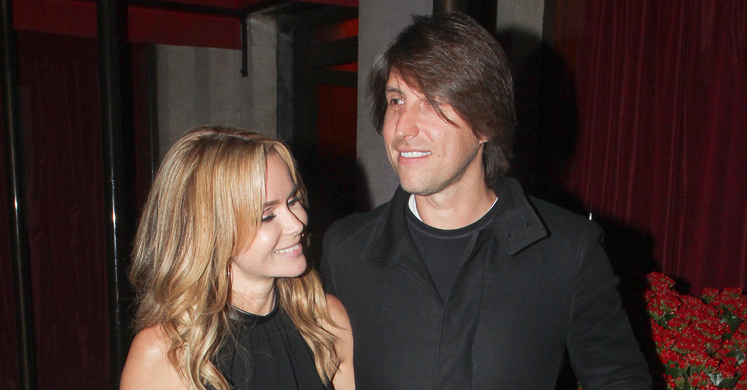 Amanda Holden and husband Chris Hughes