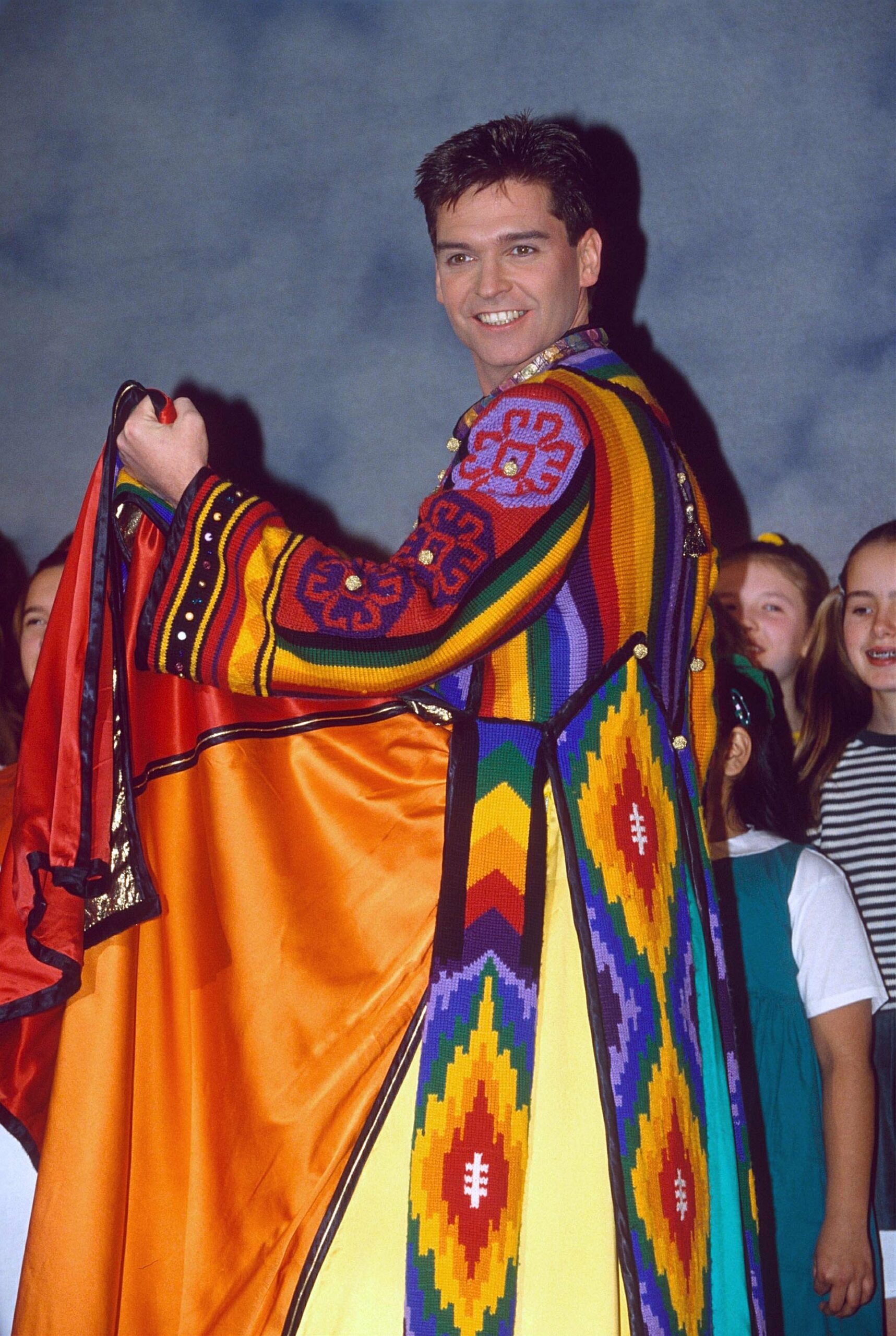 Holly Willoughby outfit today: it matches Phil's dreamcoat