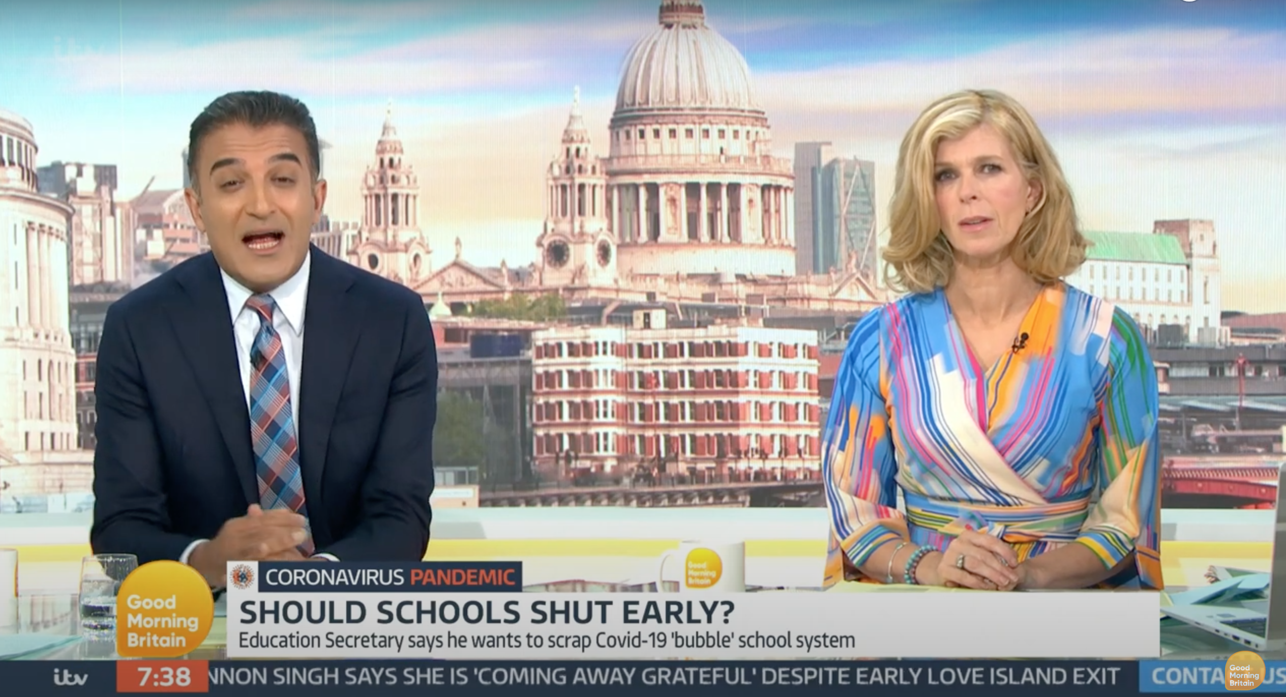 Good Morning Britain today