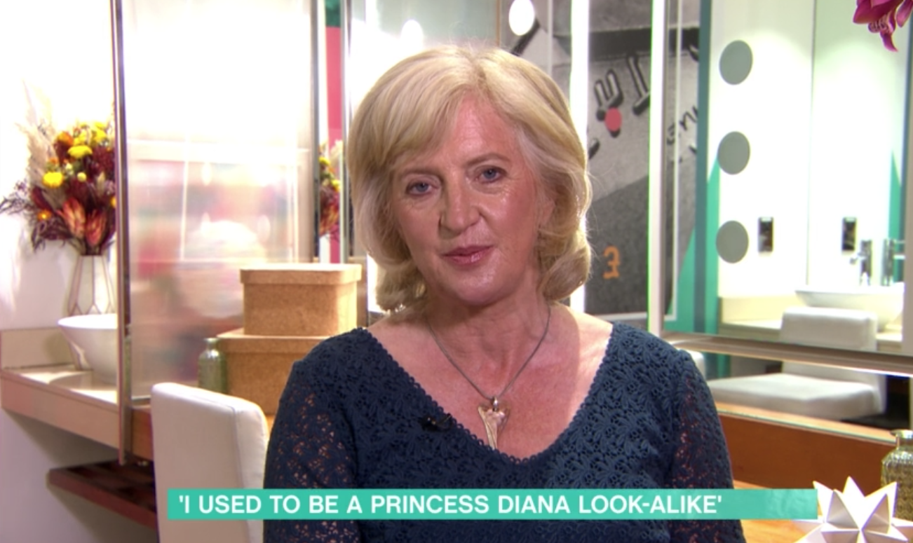 Princess Diana lookalike