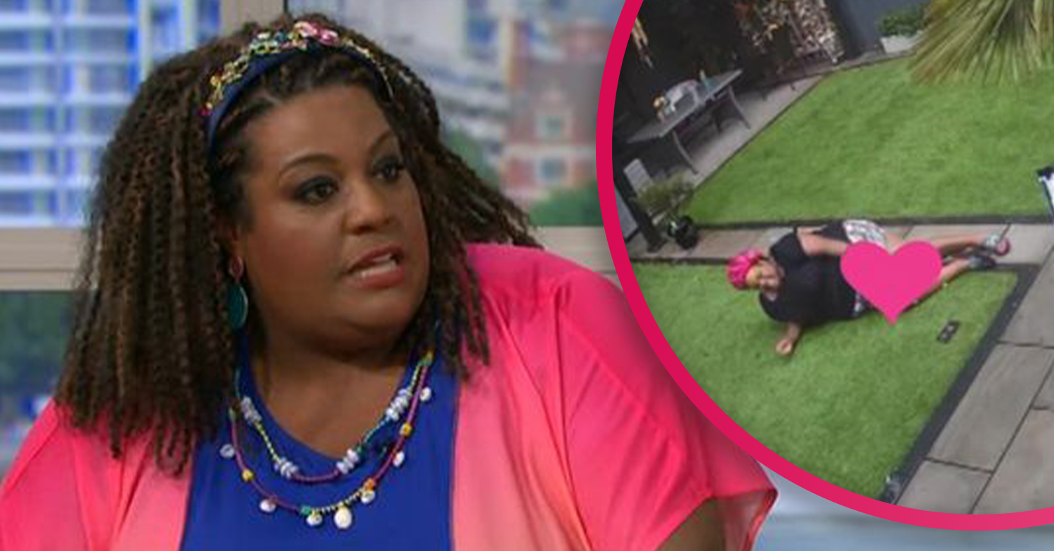 Alison Hammond fall