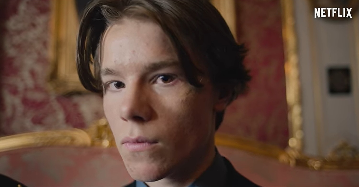 Edvin Ryding in a scene from Young Royals