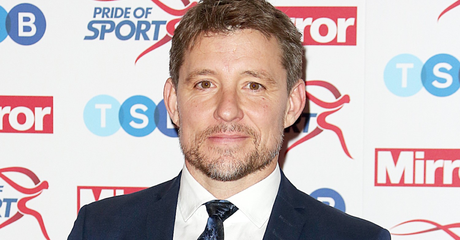 Ben Shephard smiling on the red carpet