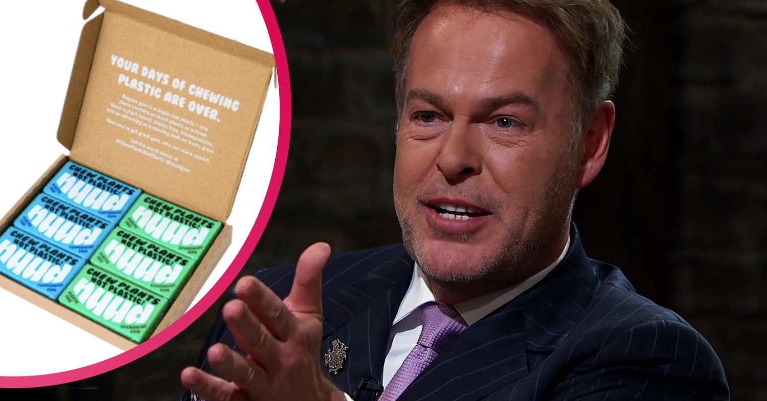 Dragons' Den chewing gum Nuud