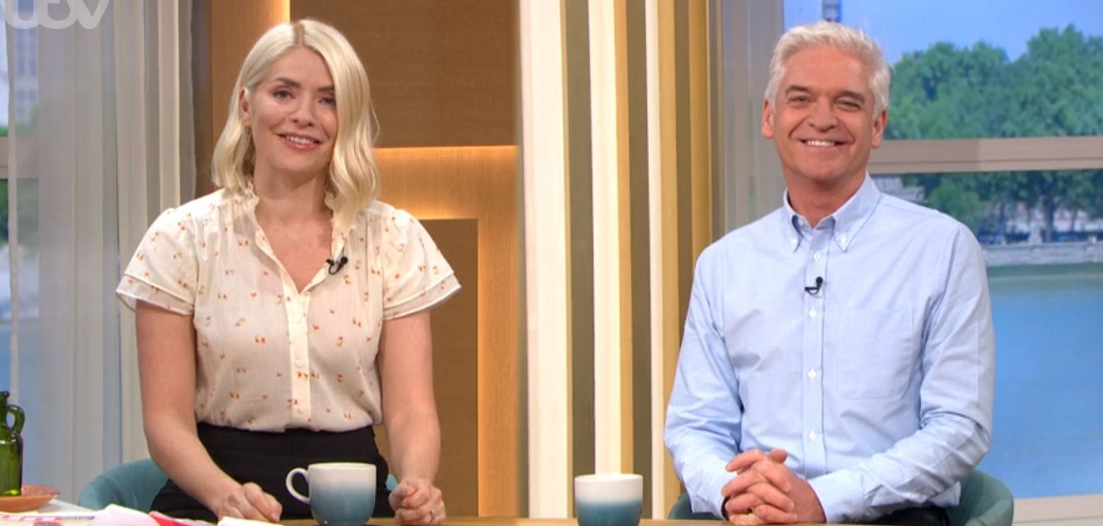 Holly Willoughby and Phillip Schofield on This Morning