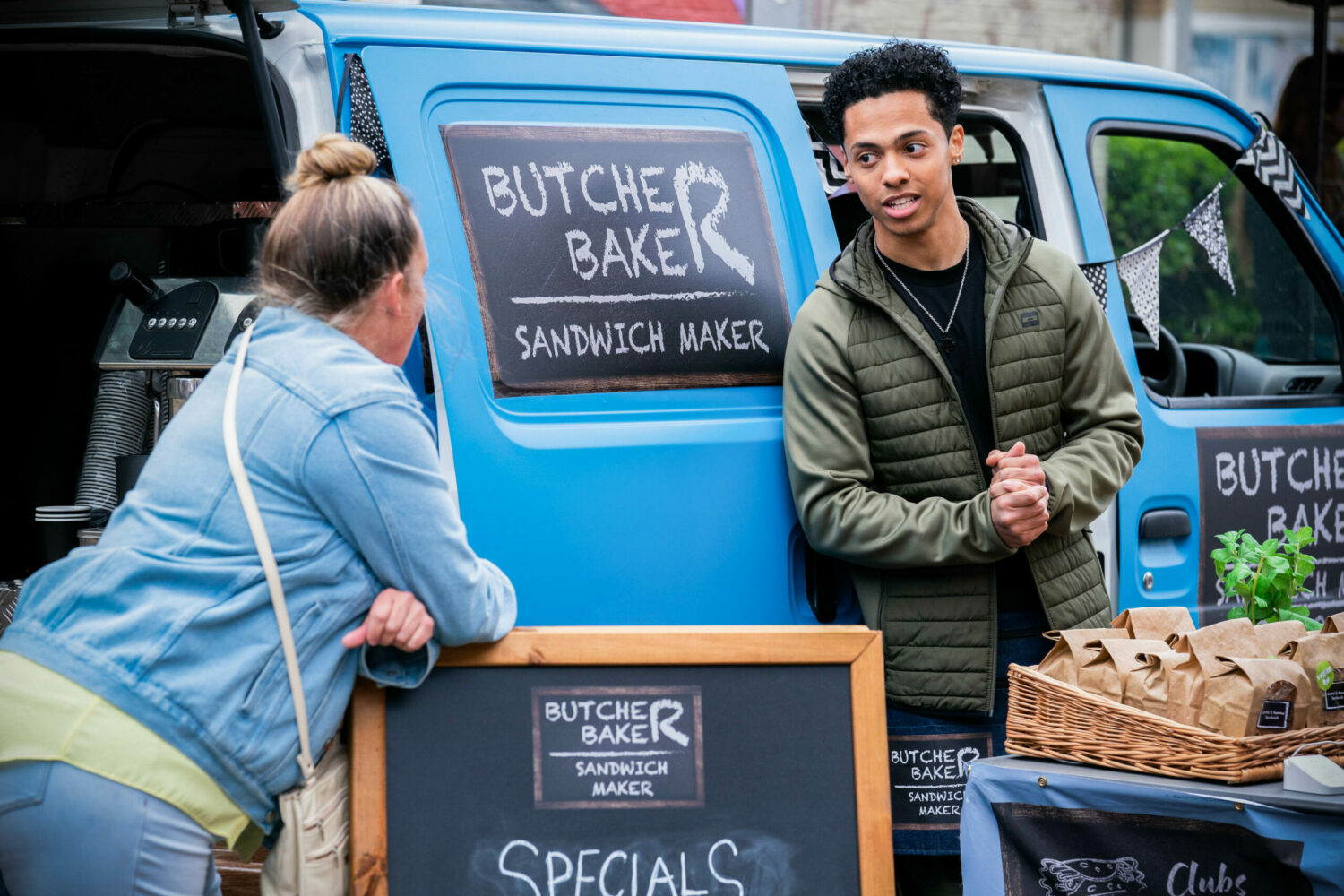 Zack Morris in EastEnders as Keegan Baker