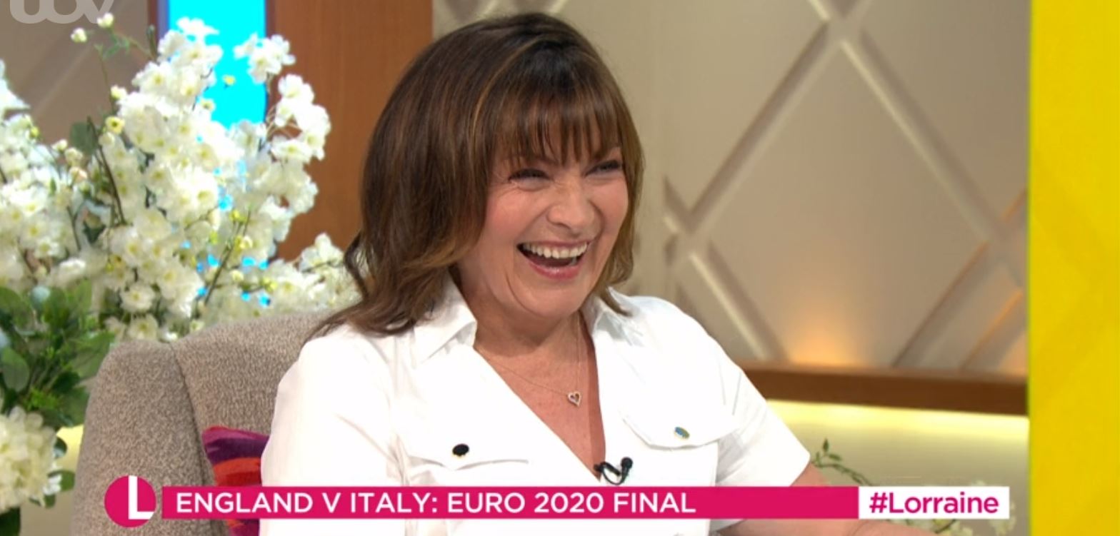 Lorraine Kelly dress today