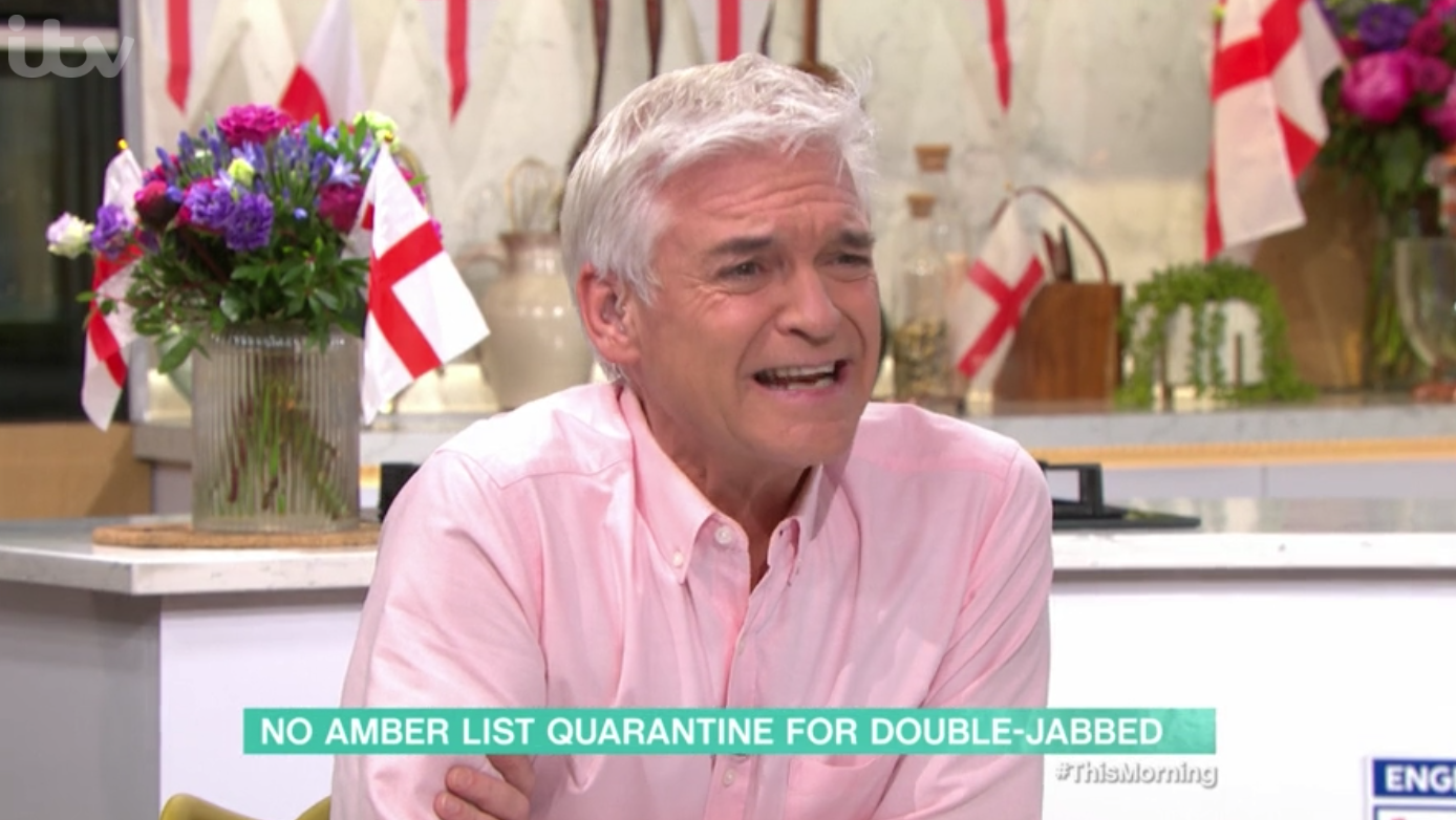 Phillip Schofield kicks off on This Morning