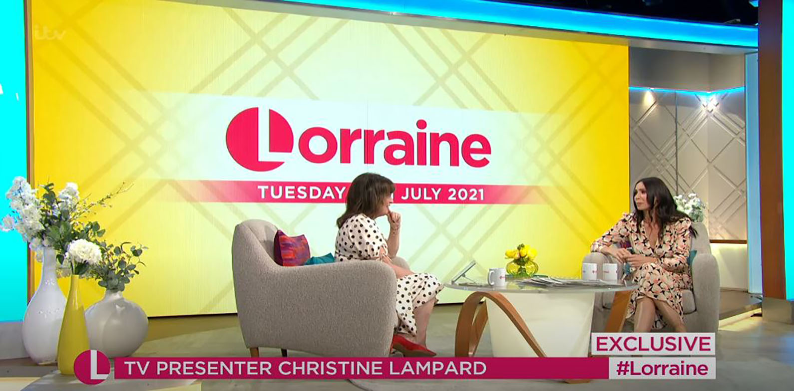 Lorraine Kelly Christine Lampard